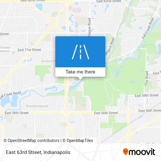 Mapa de East 63rd Street