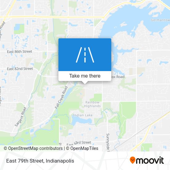 East 79th Street map