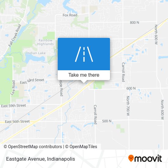 Mapa de Eastgate Avenue
