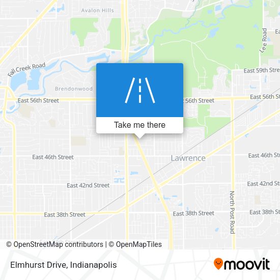 Elmhurst Drive map