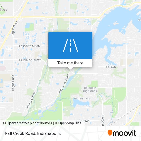 Mapa de Fall Creek Road