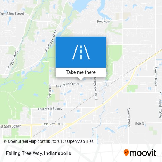 Mapa de Falling Tree Way