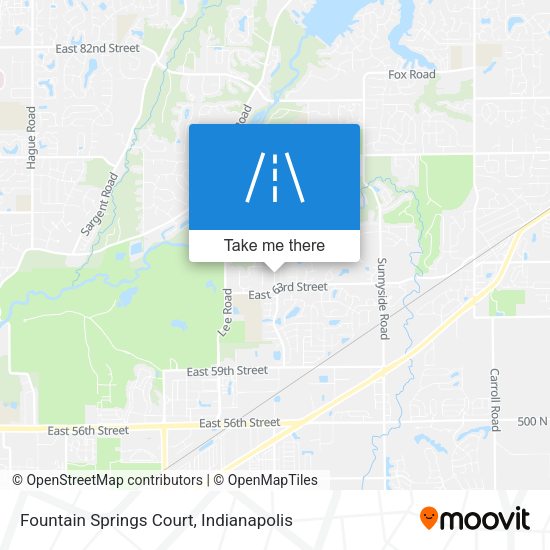 Mapa de Fountain Springs Court