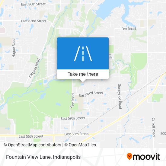 Fountain View Lane map