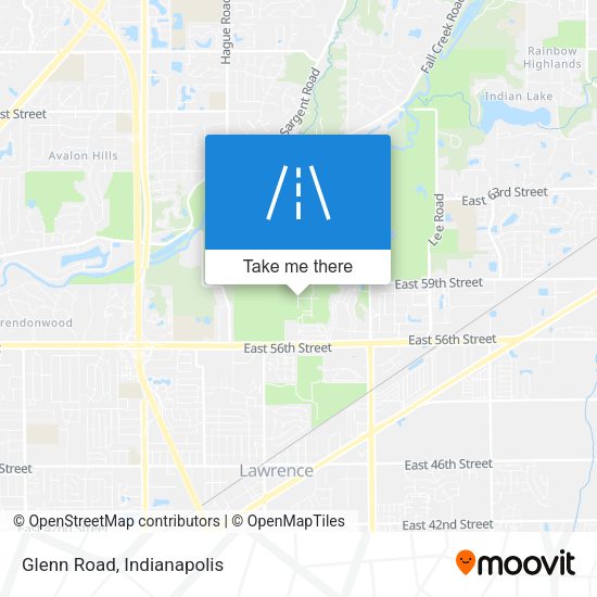 Glenn Road map