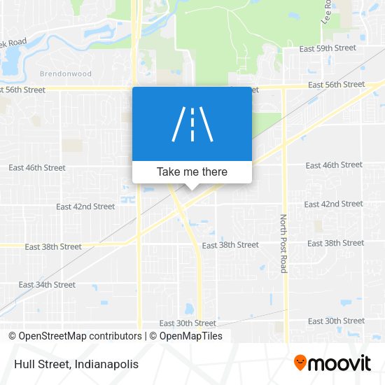 Mapa de Hull Street