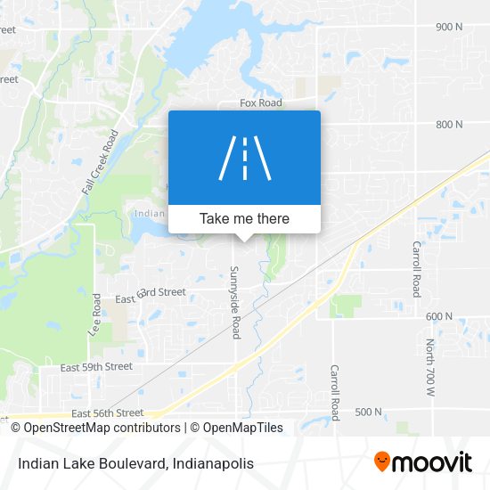 Mapa de Indian Lake Boulevard