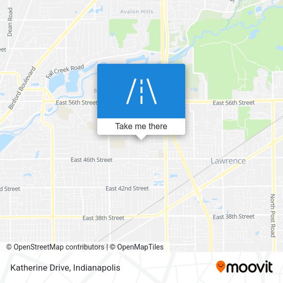Mapa de Katherine Drive