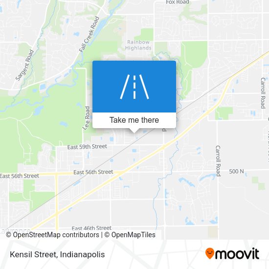 Mapa de Kensil Street