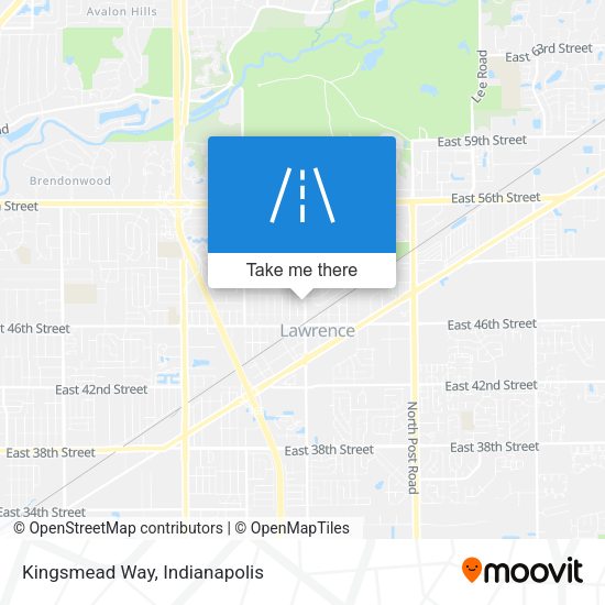 Kingsmead Way map