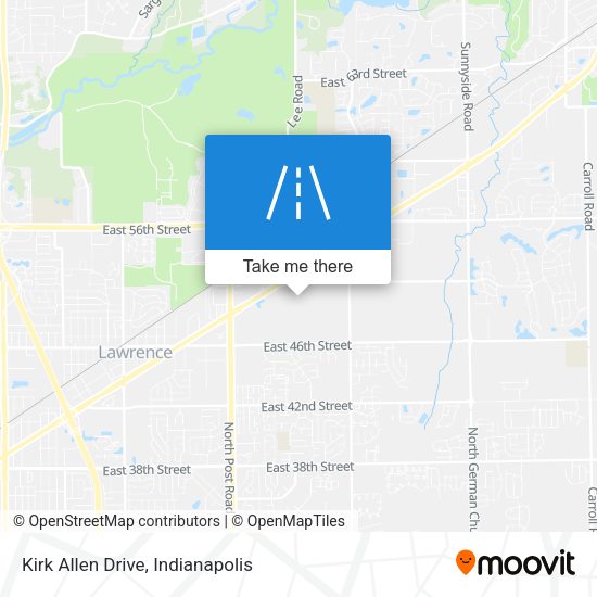Kirk Allen Drive map