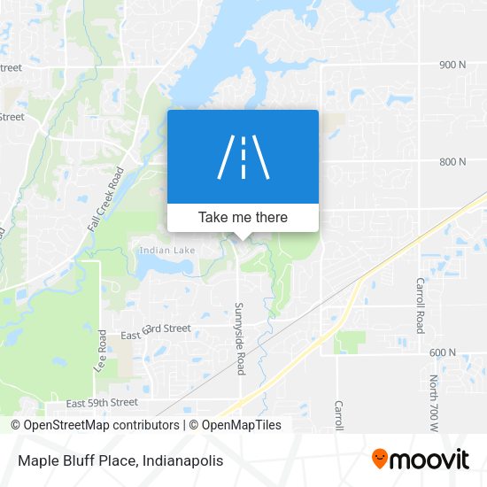 Maple Bluff Place map