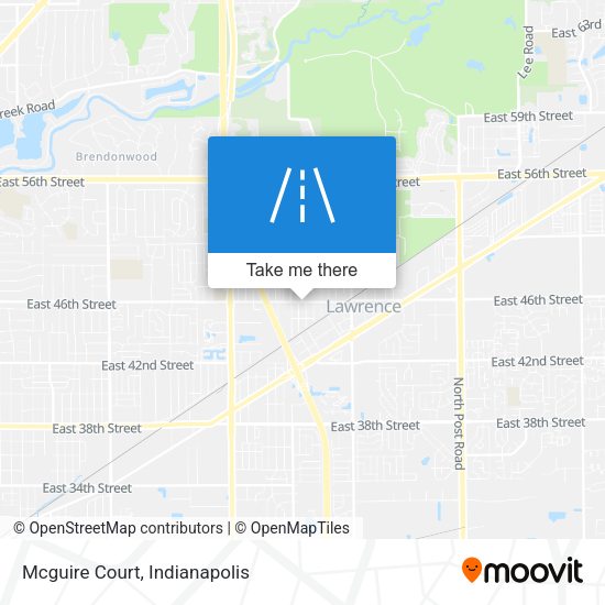 Mapa de Mcguire Court