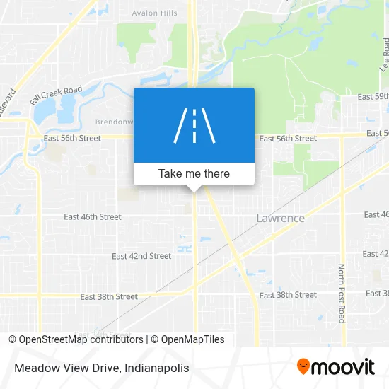 Meadow View Drive map