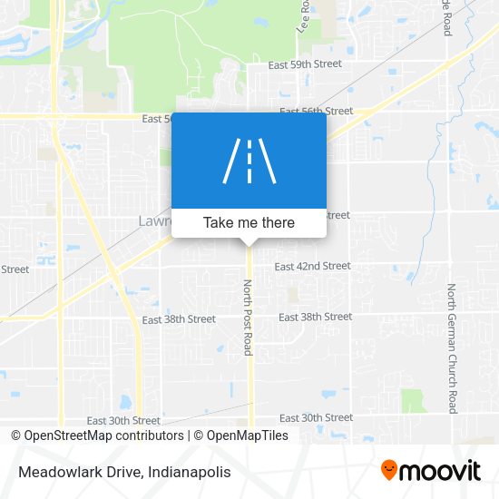 Meadowlark Drive map