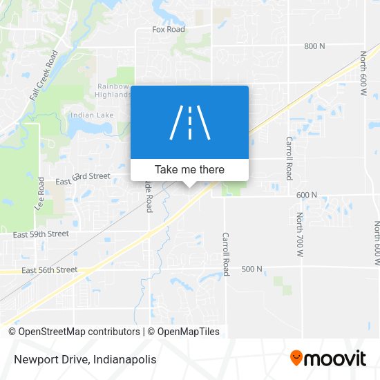 Mapa de Newport Drive