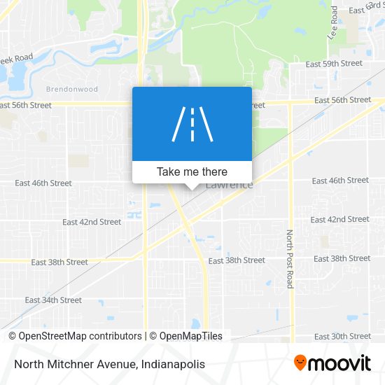 Mapa de North Mitchner Avenue