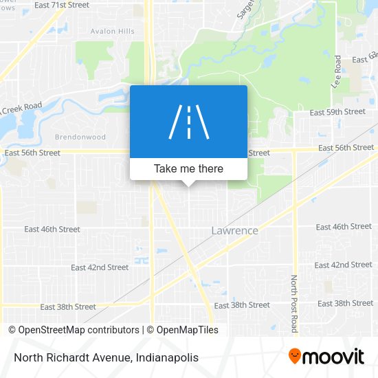 North Richardt Avenue map