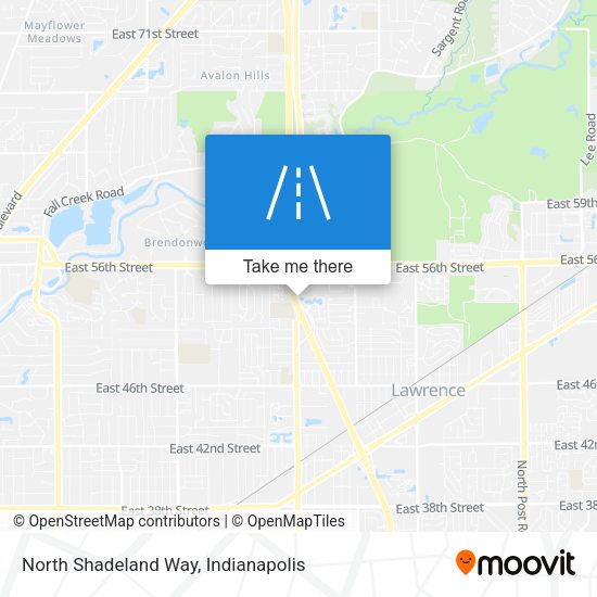 North Shadeland Way map