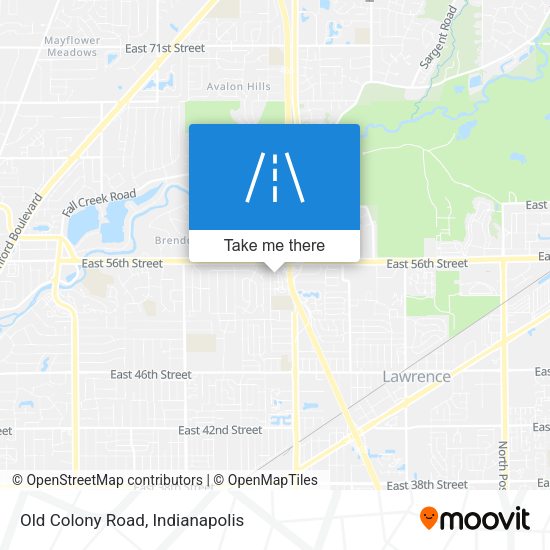 Old Colony Road map