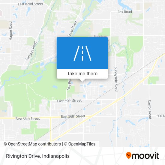 Rivington Drive map