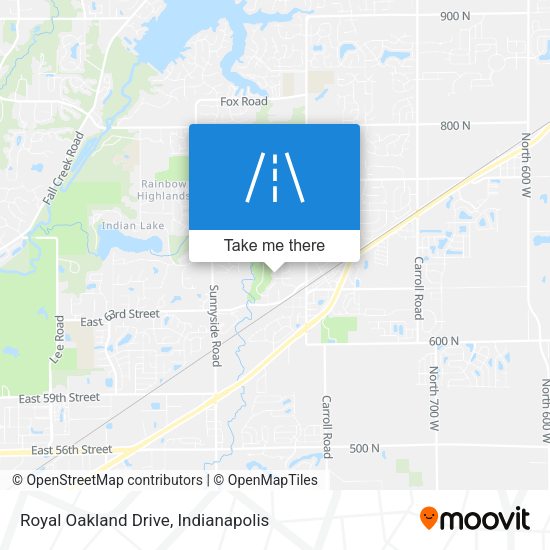 Royal Oakland Drive map
