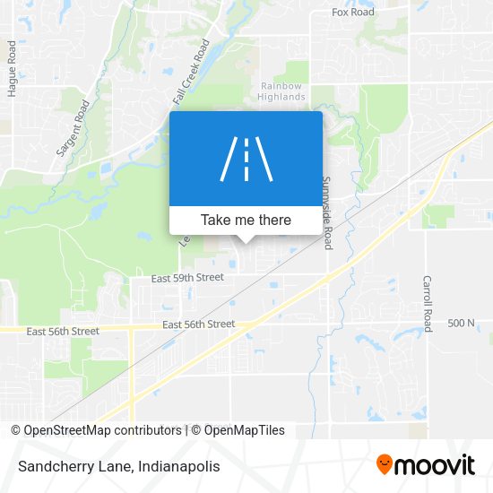 Sandcherry Lane map