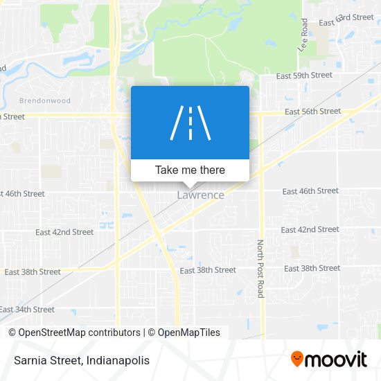 Mapa de Sarnia Street