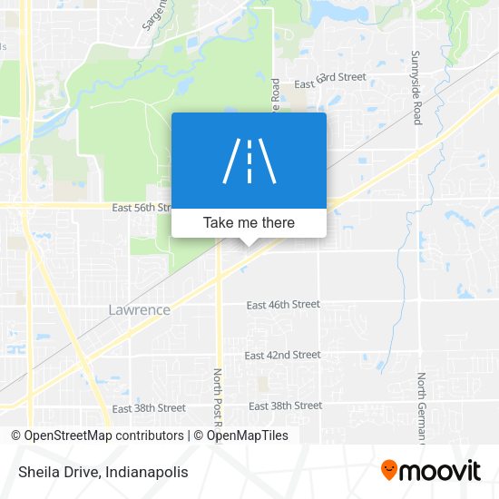 Mapa de Sheila Drive