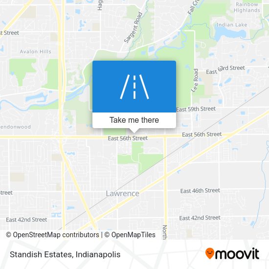 Standish Estates map