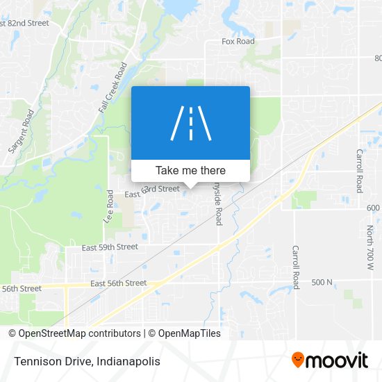 Tennison Drive map