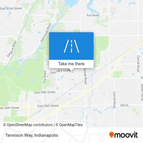 Tennison Way map