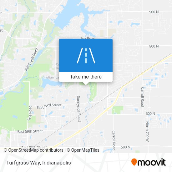 Mapa de Turfgrass Way