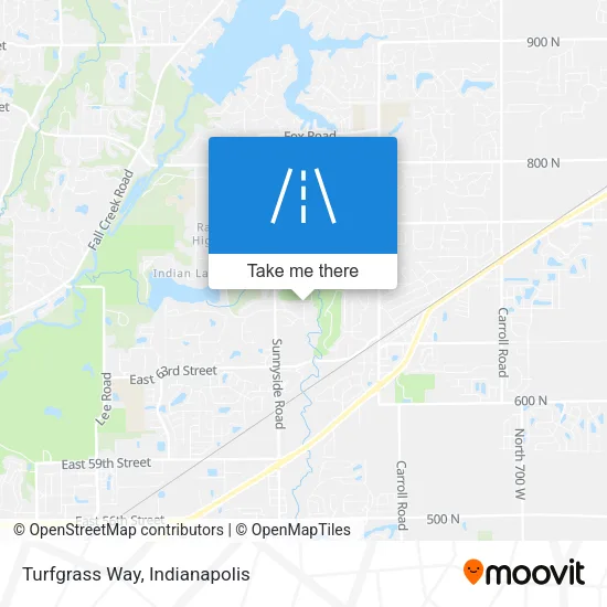 Turfgrass Way map