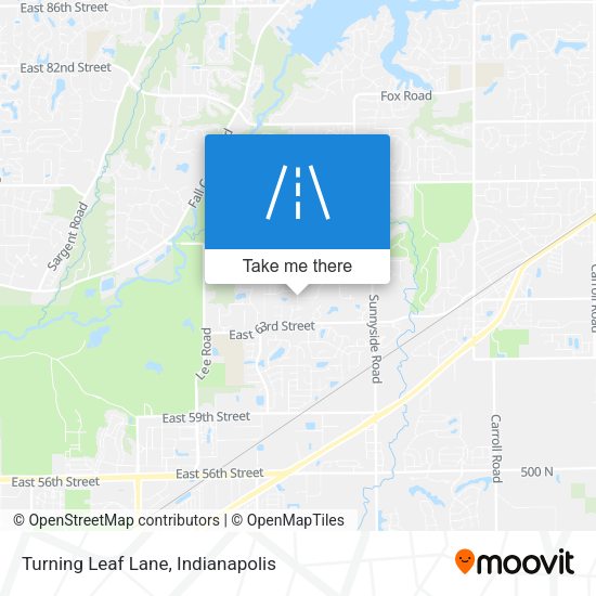 Turning Leaf Lane map