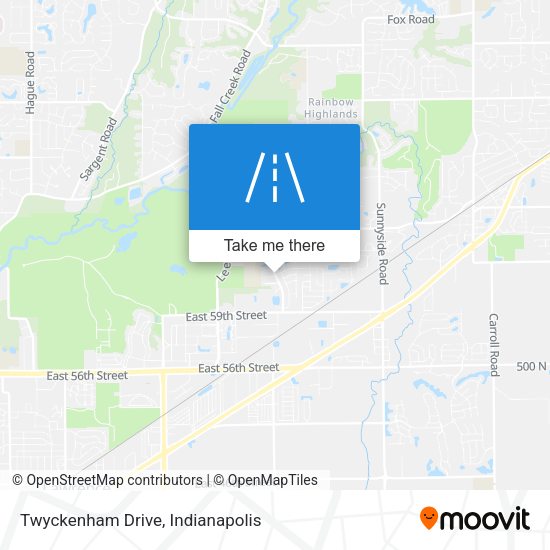 Twyckenham Drive map