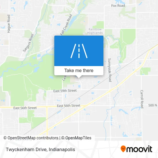 Twyckenham Drive map