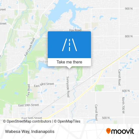 Wabesa Way map