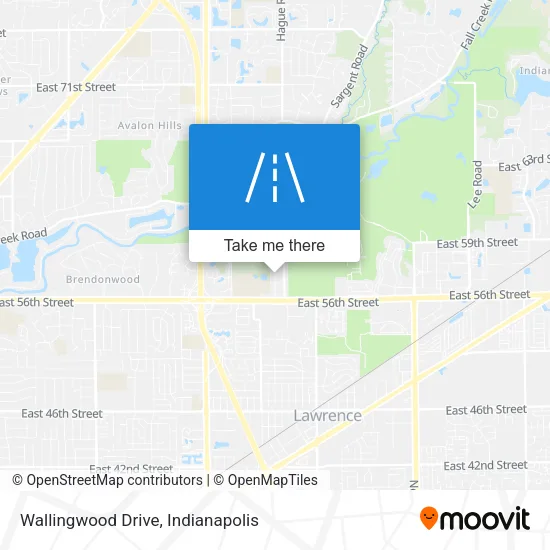 Wallingwood Drive map