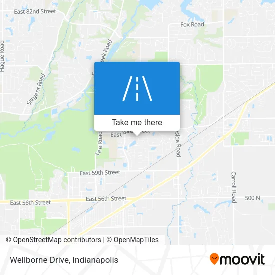 Wellborne Drive map
