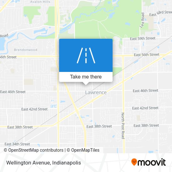 Wellington Avenue map