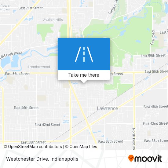 Mapa de Westchester Drive