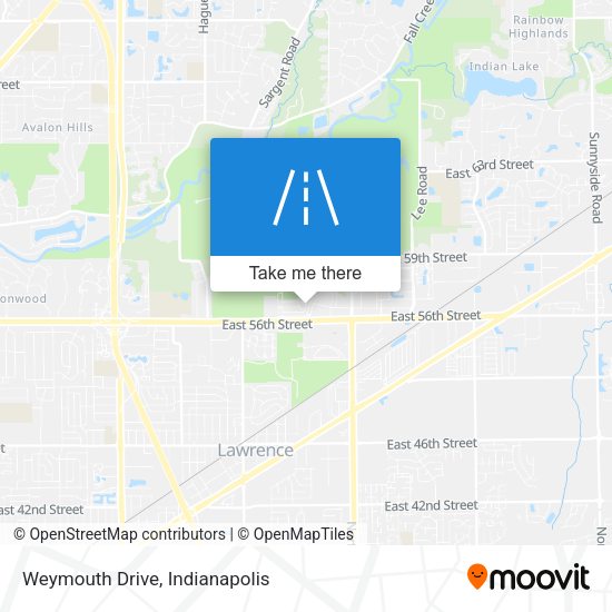 Weymouth Drive map