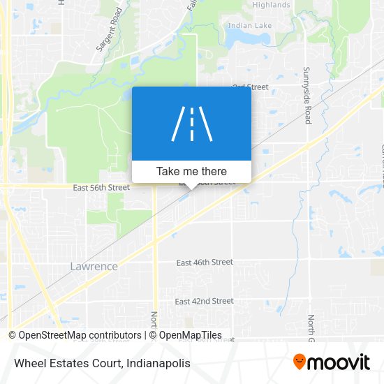 Wheel Estates Court map