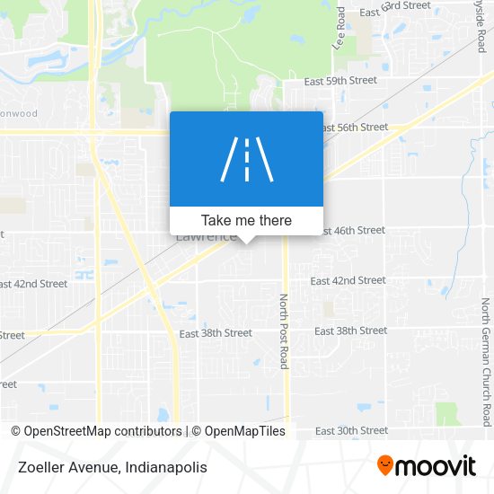 Zoeller Avenue map