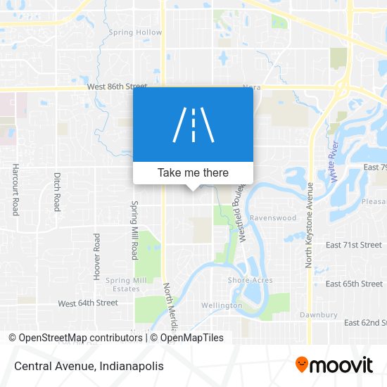 Central Avenue map