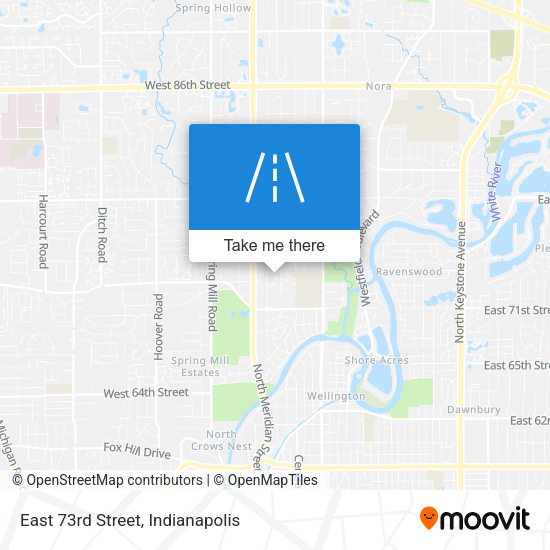 Mapa de East 73rd Street