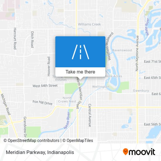 Mapa de Meridian Parkway