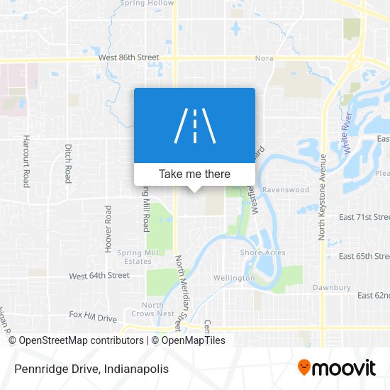 Mapa de Pennridge Drive