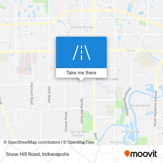 Snow Hill Road map